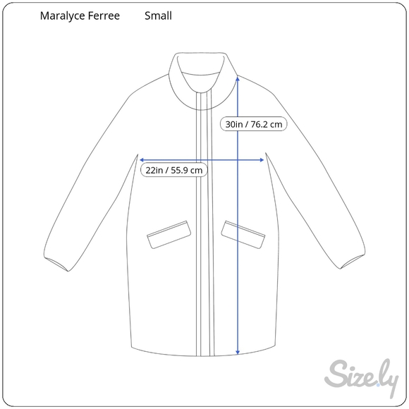 Maralyce Ferree Shag Style Button Front Jacket Size Small Made in USA - Picture 7 of 7